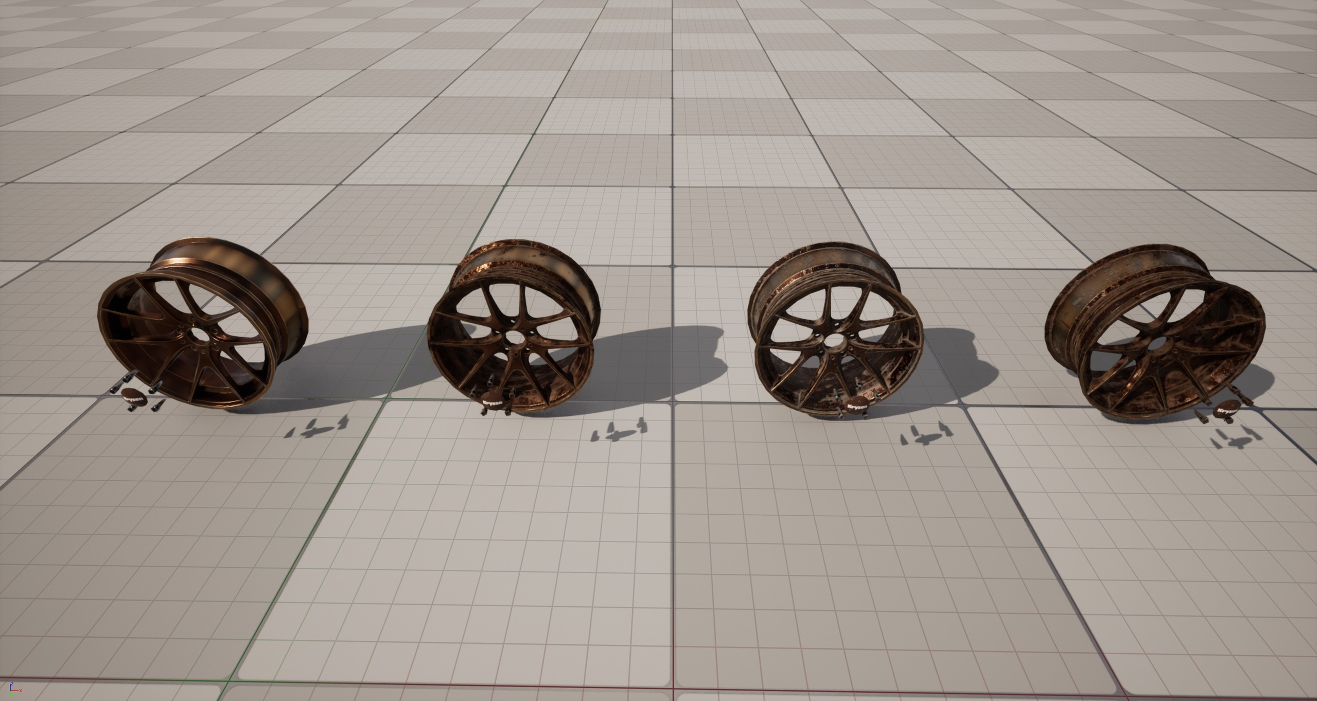 Media 1 for listing Kryxen Rim V1 - Bronze - Game Ready (UE5 & Unity)