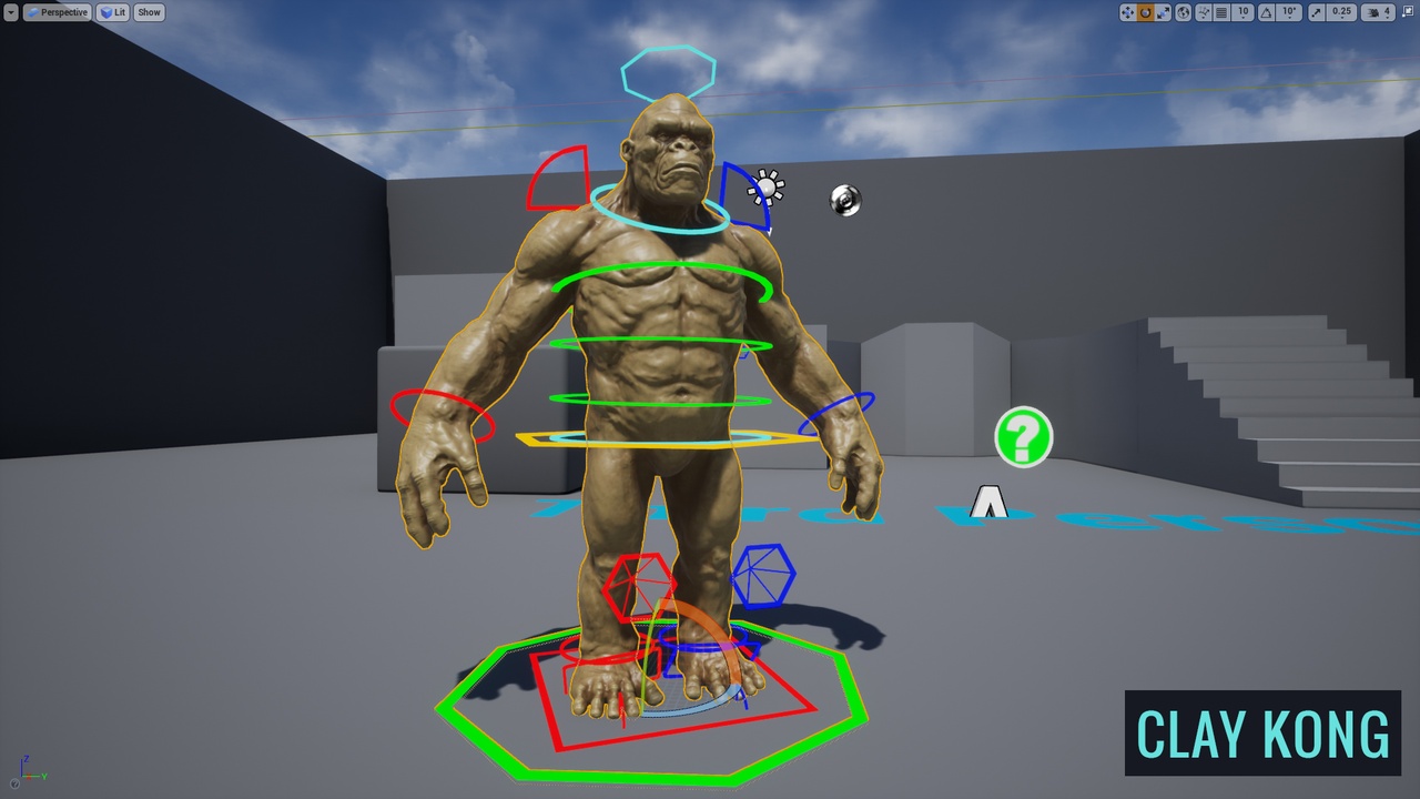 Media 1 for listing Clay Kong Control Rig