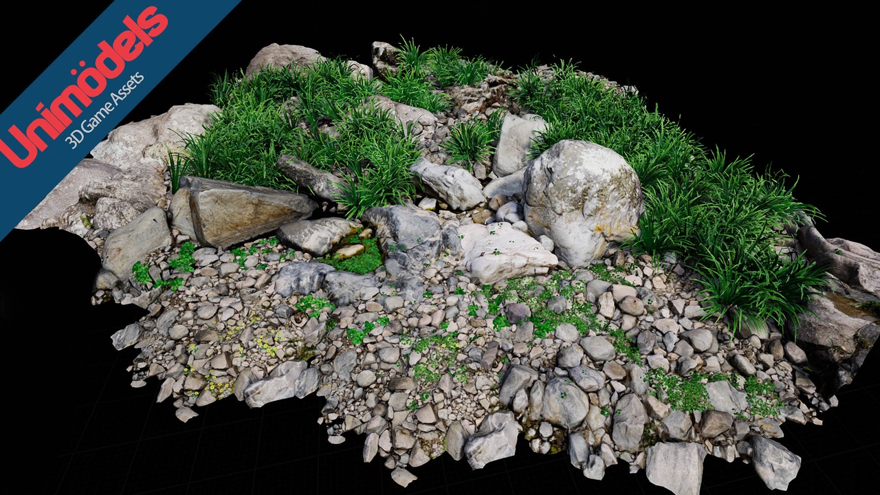 Media 1 for listing River Rocks Vol. 4 – Dynamic Nature & Environment Kit