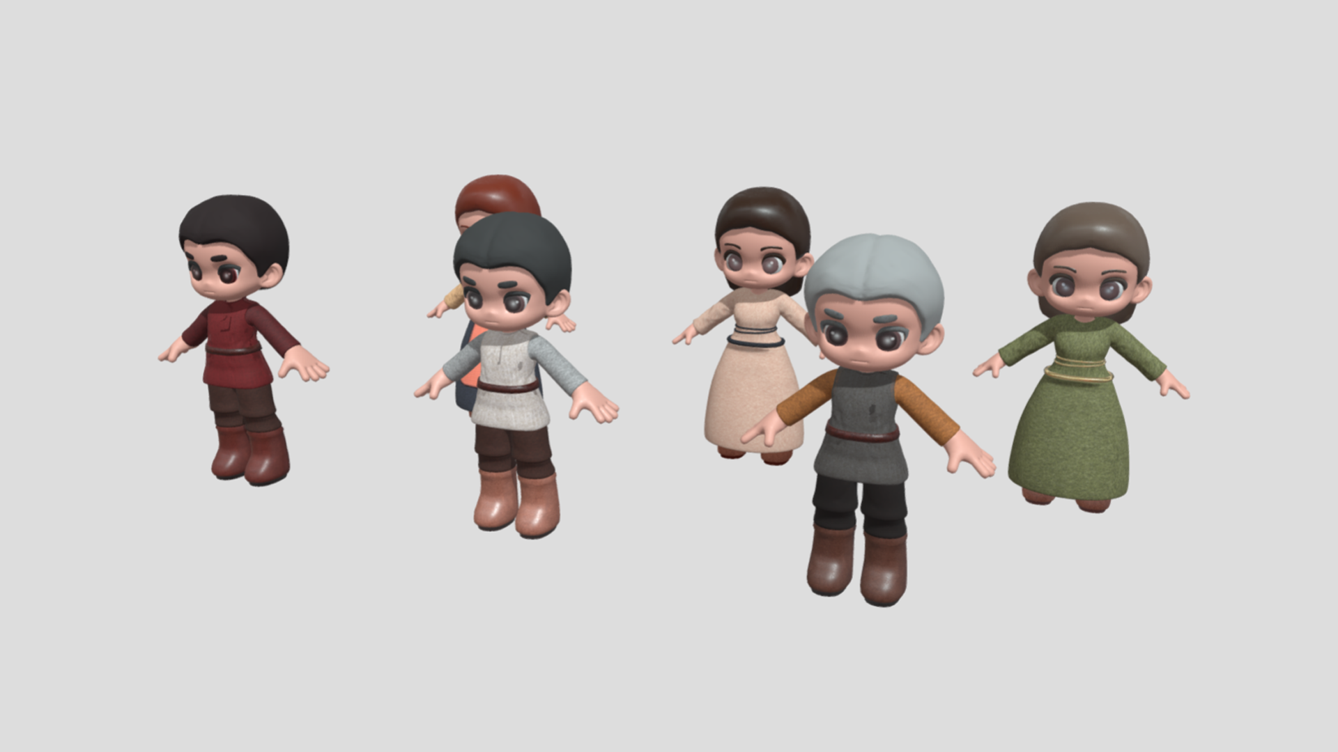 NPC bundle (female and male) | Fab
