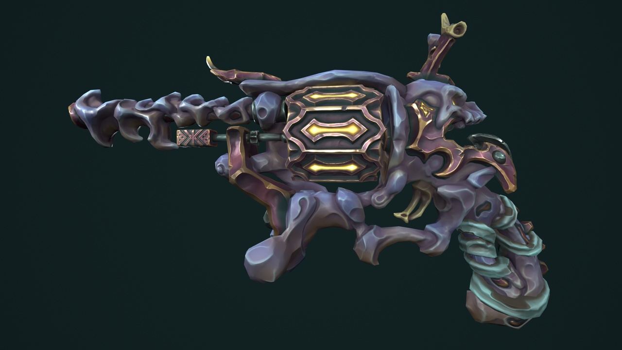 Media 1 for listing Stylized undead revolver