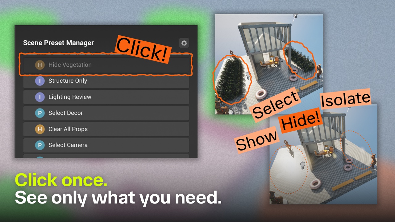 Media 1 for listing Scene Preset Manager
