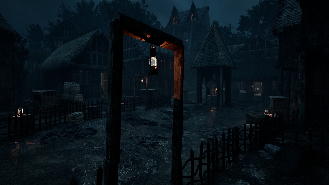 Media 1 for listing Gothic Horror Medieval Village Living Environment with Church Taverna Cemetery