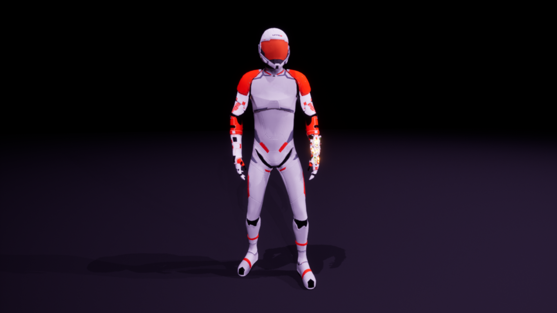 Futuristic Space Explorer Rigged 3D Character Mars Suit | Fab