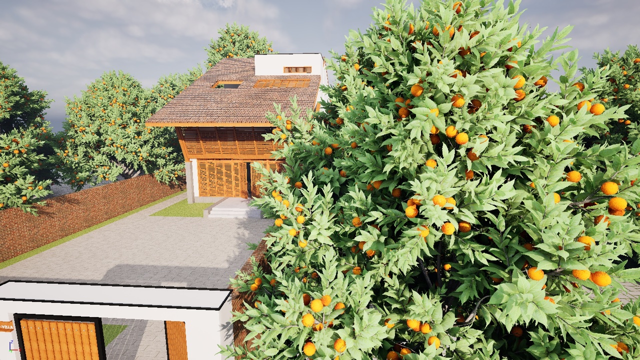Media 1 for listing HighPoly Fruit Tree (Orange)