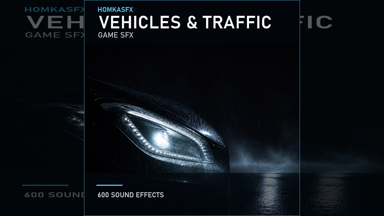 Media 1 for listing Vehicles & Traffic Game SFX | 600 SFX