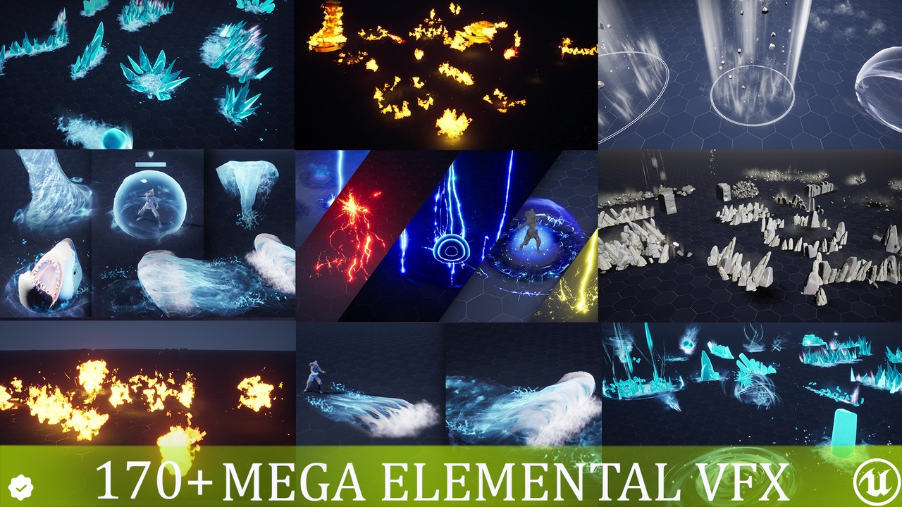 商品 MEGA Elemental VFX Pack 的媒体 1