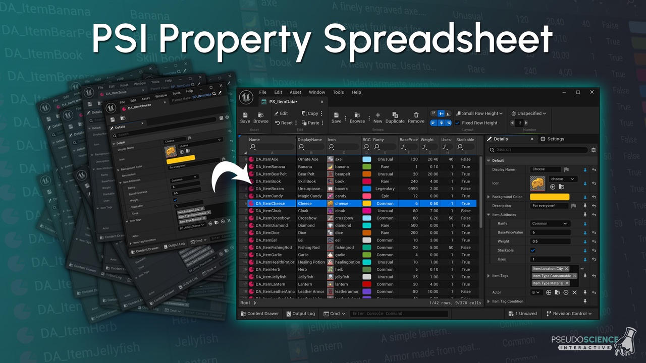 Media 1 for listing PSI Property Spreadsheet