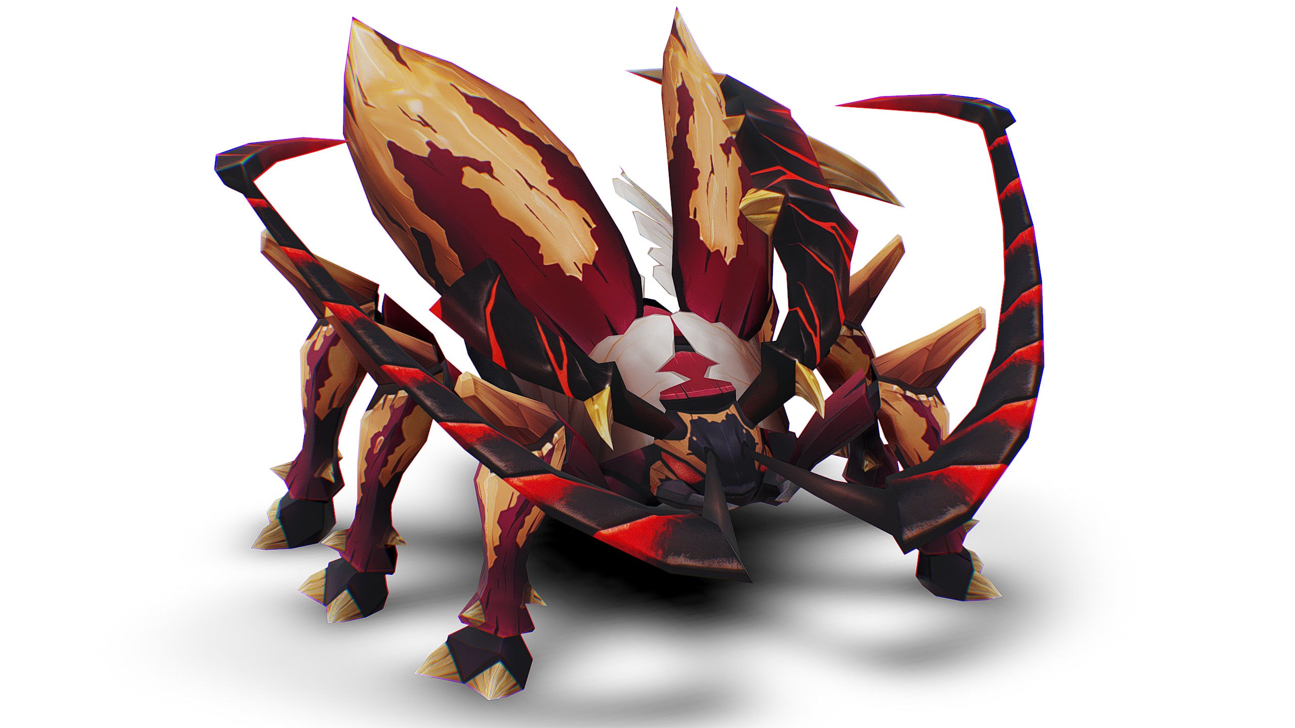 Mutant Insect Cartoon Stag Beetle Insect - Cartoon Alien Bug - Fantasy Heavy Mutant | Fab