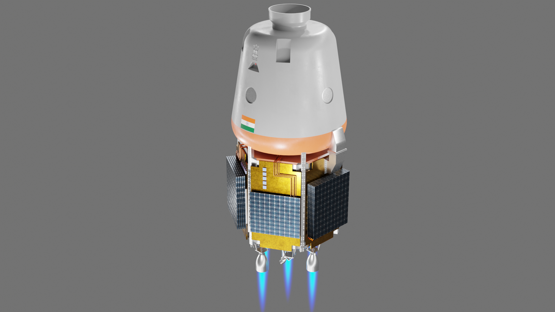 Isro 3dicon Gaganyaan Indian Spacecraft ISRO | Fab