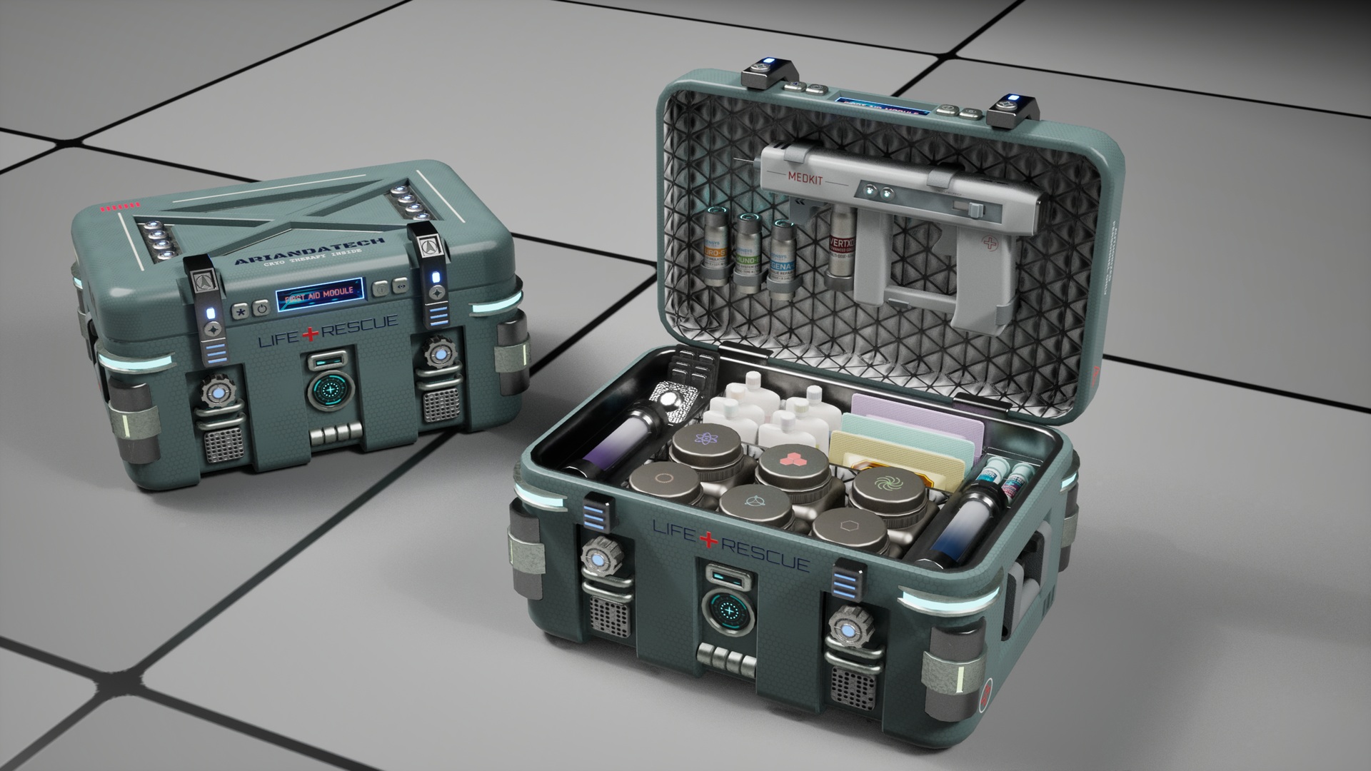 Medical Box, Sci-fi, Health Kit | Fab