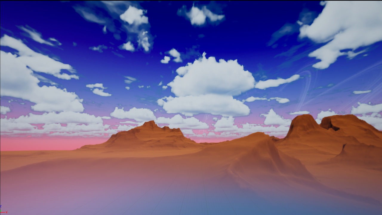 Media 1 for listing Stylized animated layered skybox