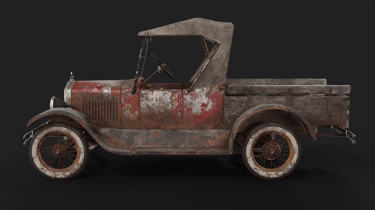 Media 1 for listing Old Rusted Vintage Pickup Truck