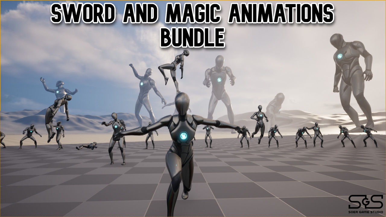 Sword and Magic Animations Bundle | Fab