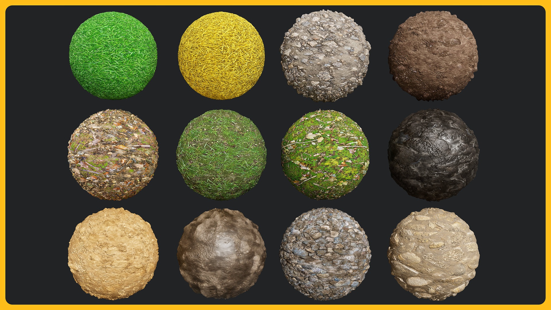 Media 1 for listing Realistic Materials - Terrain 1