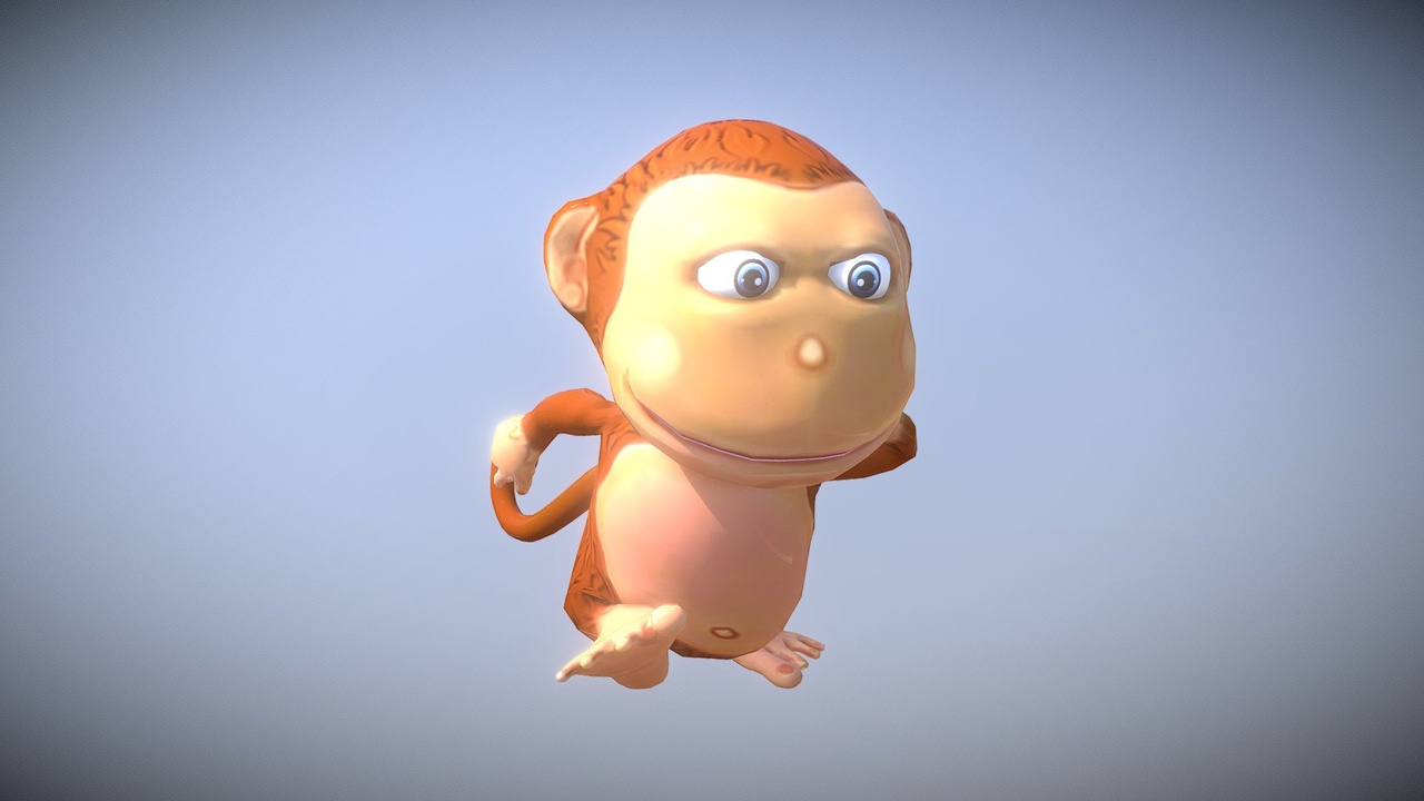 Monkey Hand-Painted | Fab
