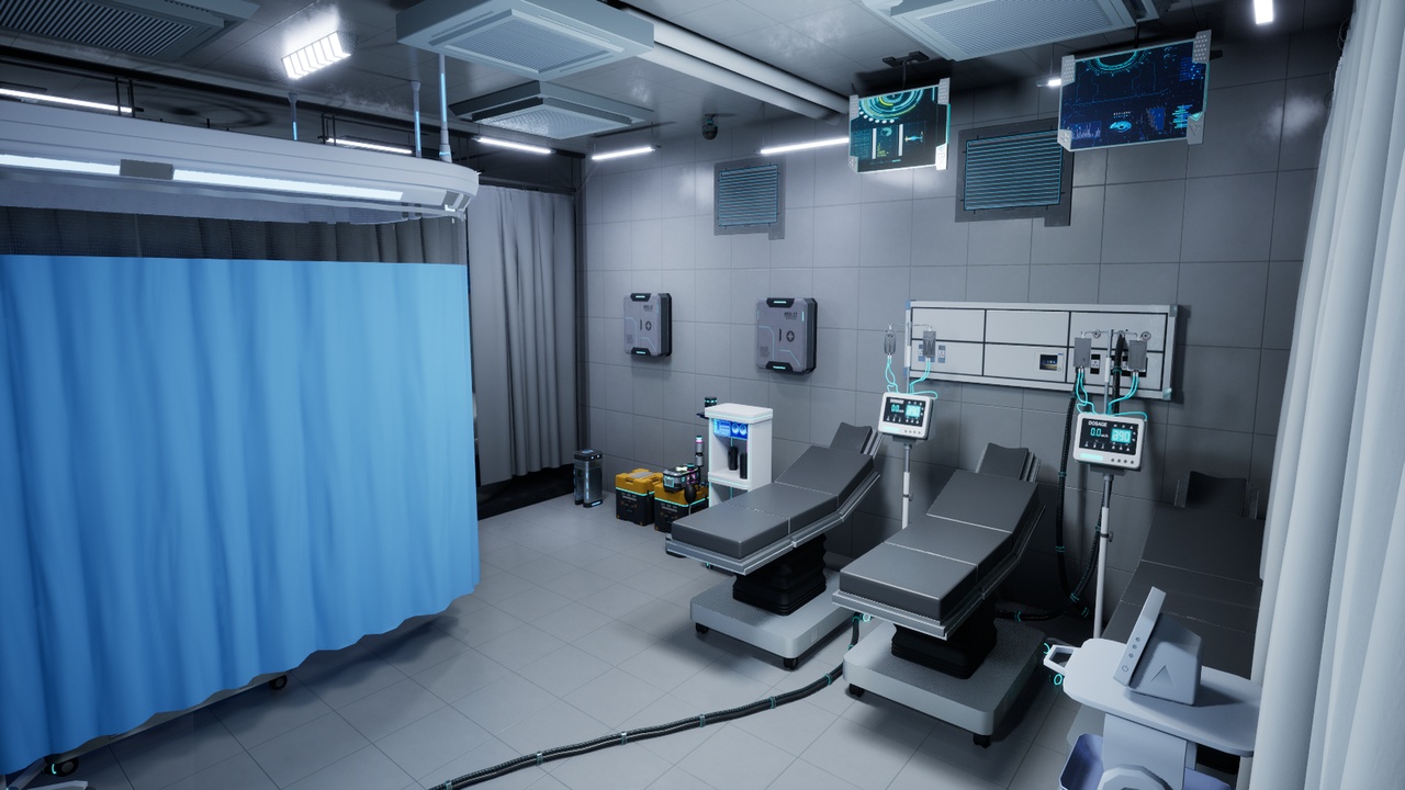 Media 1 for listing Sci-Fi Hospital Room Environment