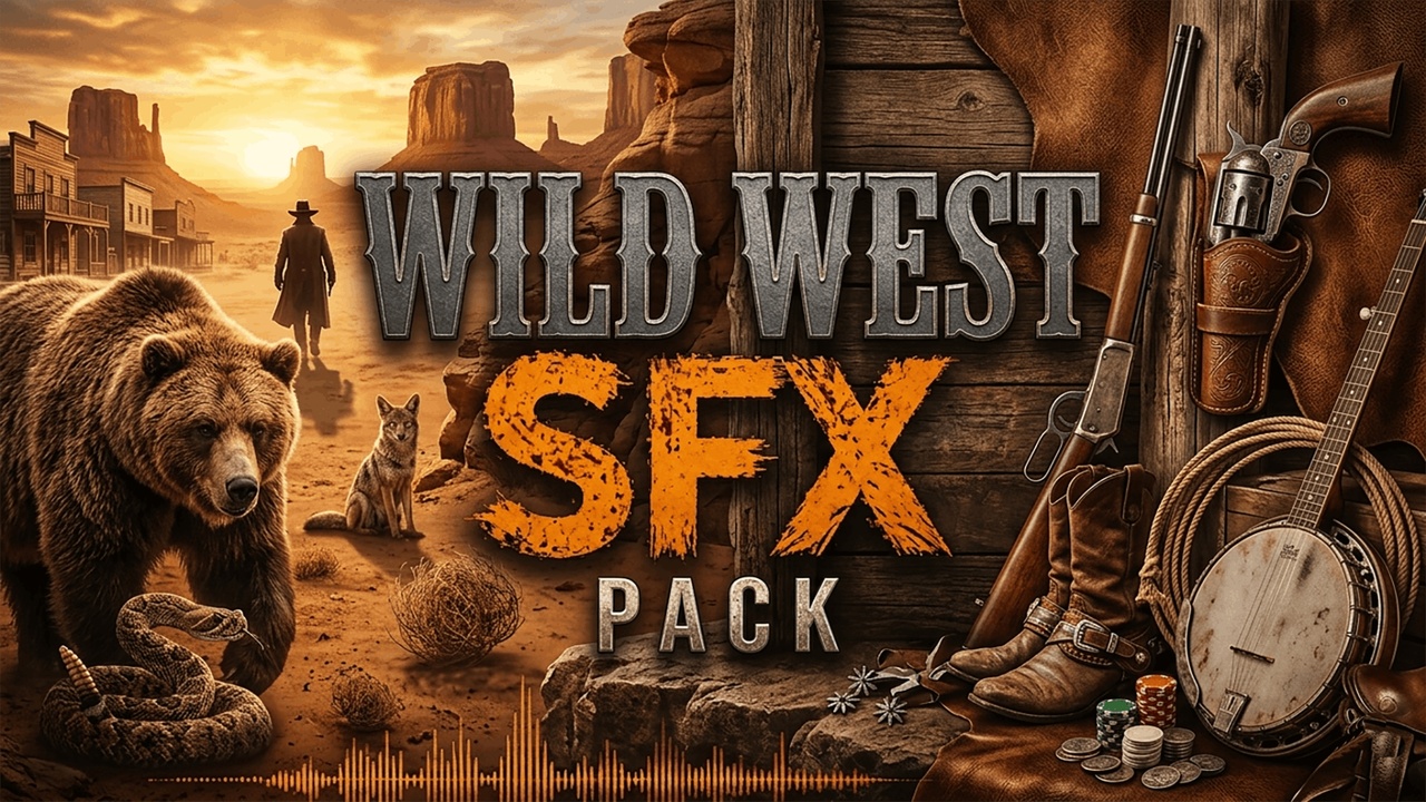 Media 1 for listing 350 Wild West Essential SFX Pack