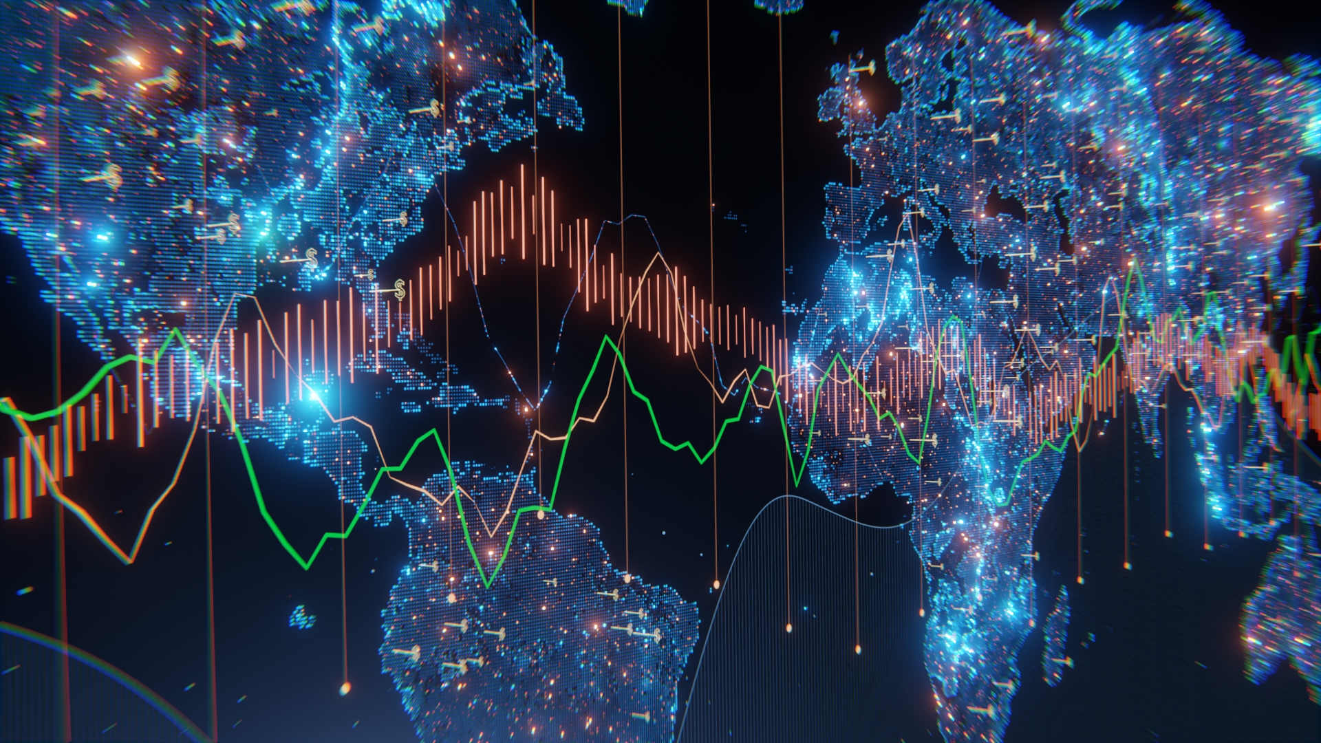Economic Graph - Blender & Geometry Node | Fab