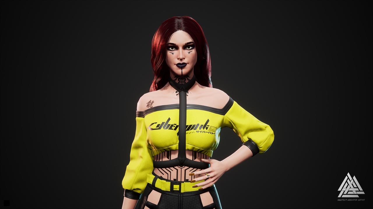 Media 1 for listing Cyberpunk fashion series - Girl08