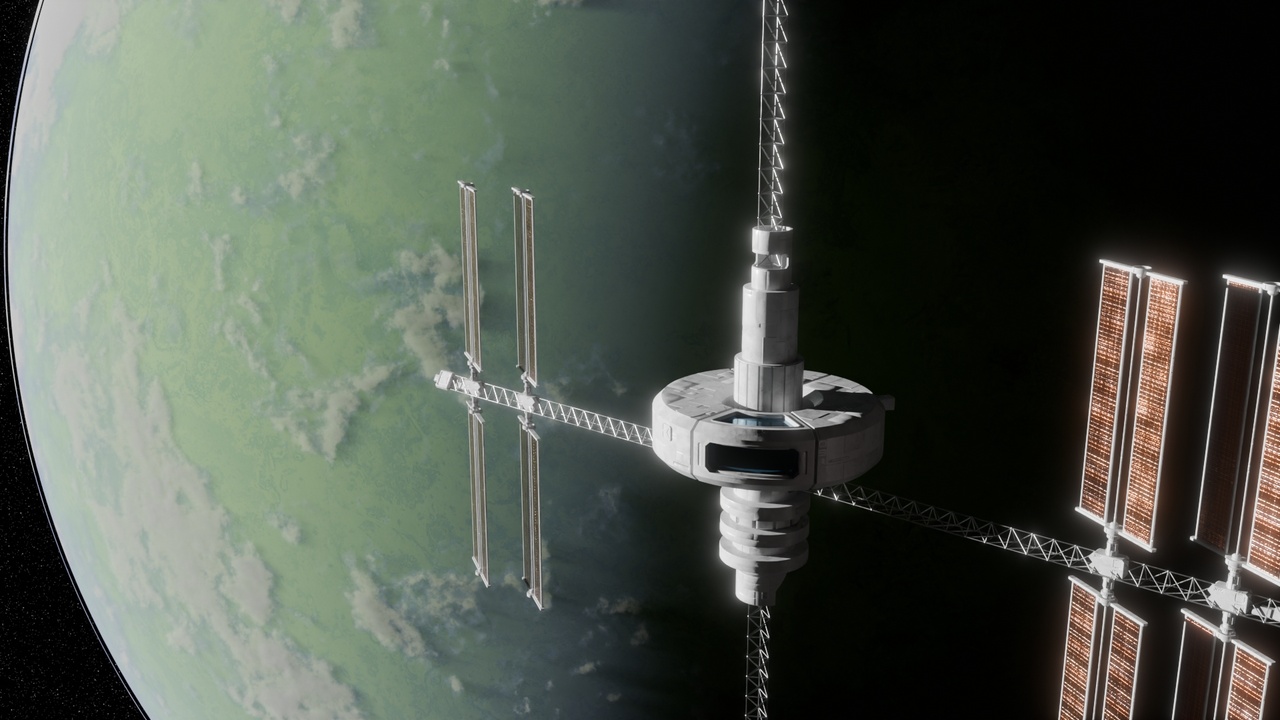 Media 1 for listing Retro scifi space station