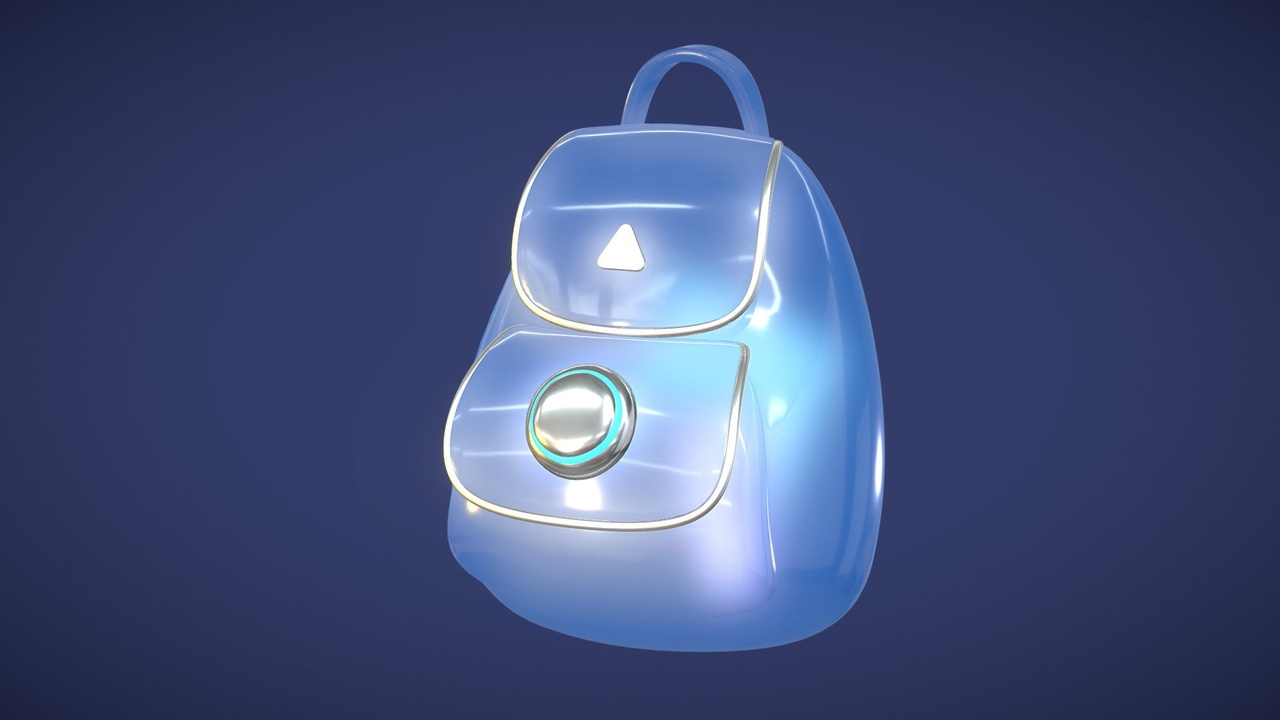 Media 1 for listing Futuristic Transparent Backpack