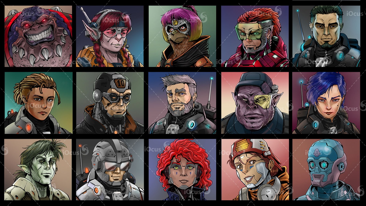 Media 1 for listing SciFi Characters Avatar Vol.2