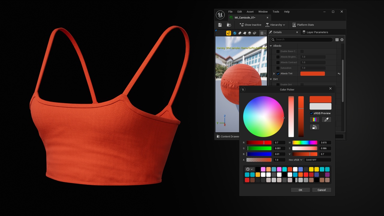 Media 1 for listing TankTop - Shirt - Camisole - Metahuman Outfit