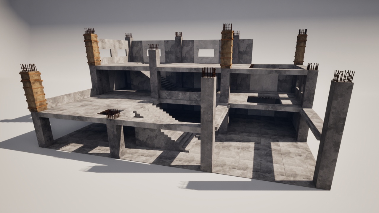 Media 1 for listing Modular Concrete Building Construction Kit