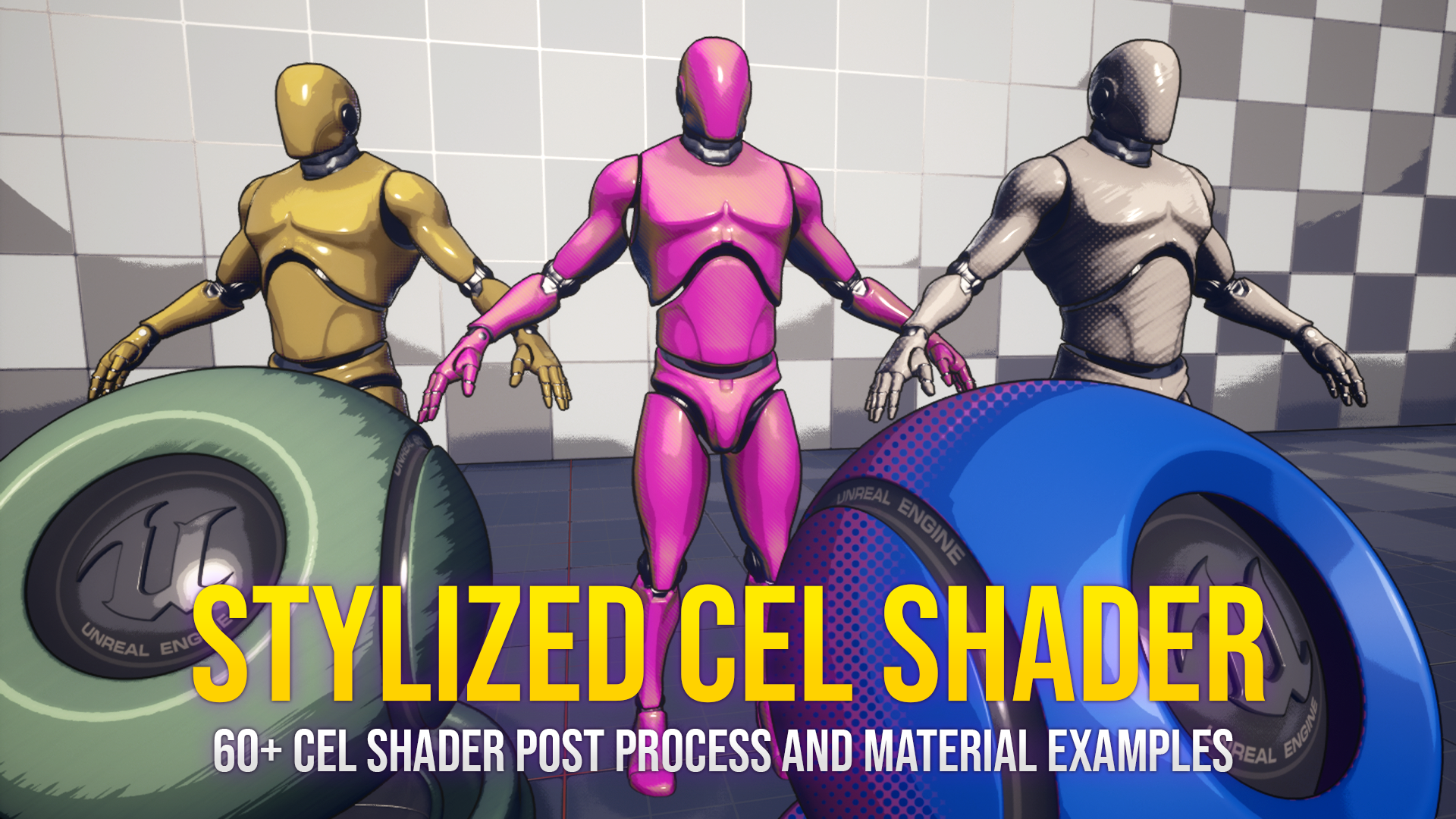 Cel Shader Post Process and Material | Fab