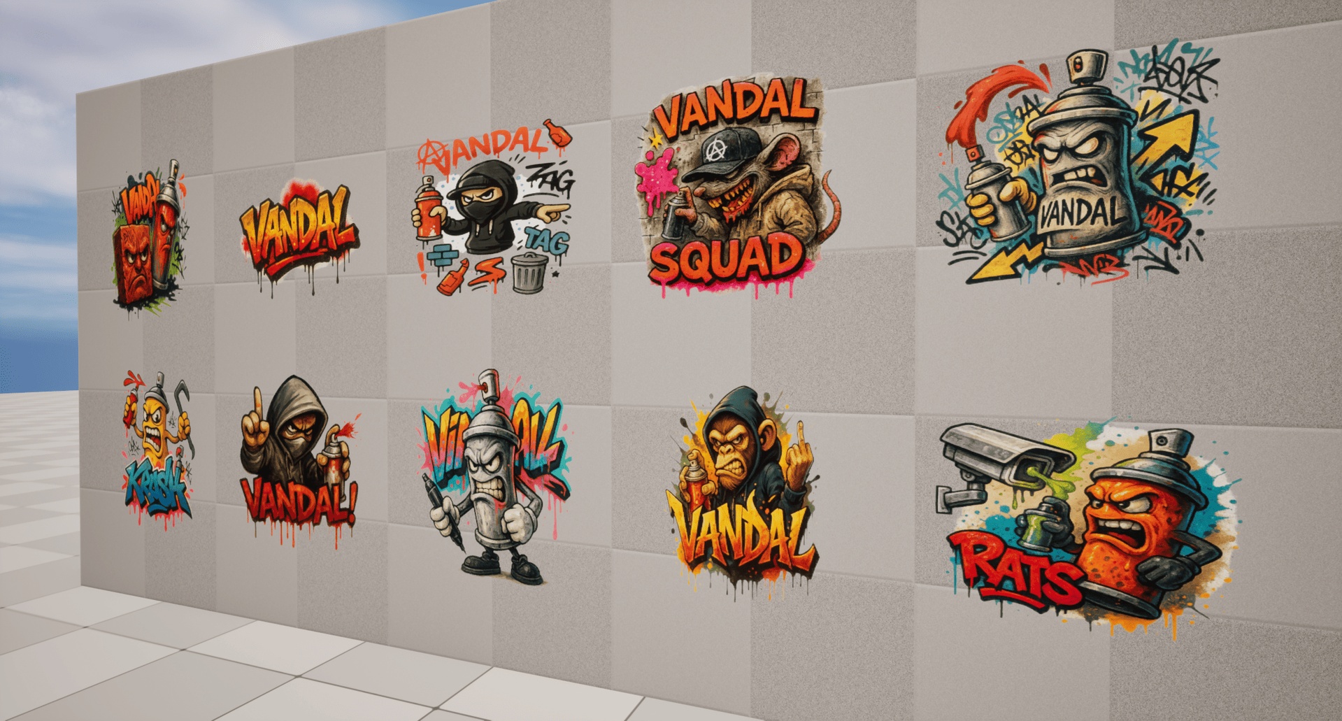 Vandal Graffiti | Fab