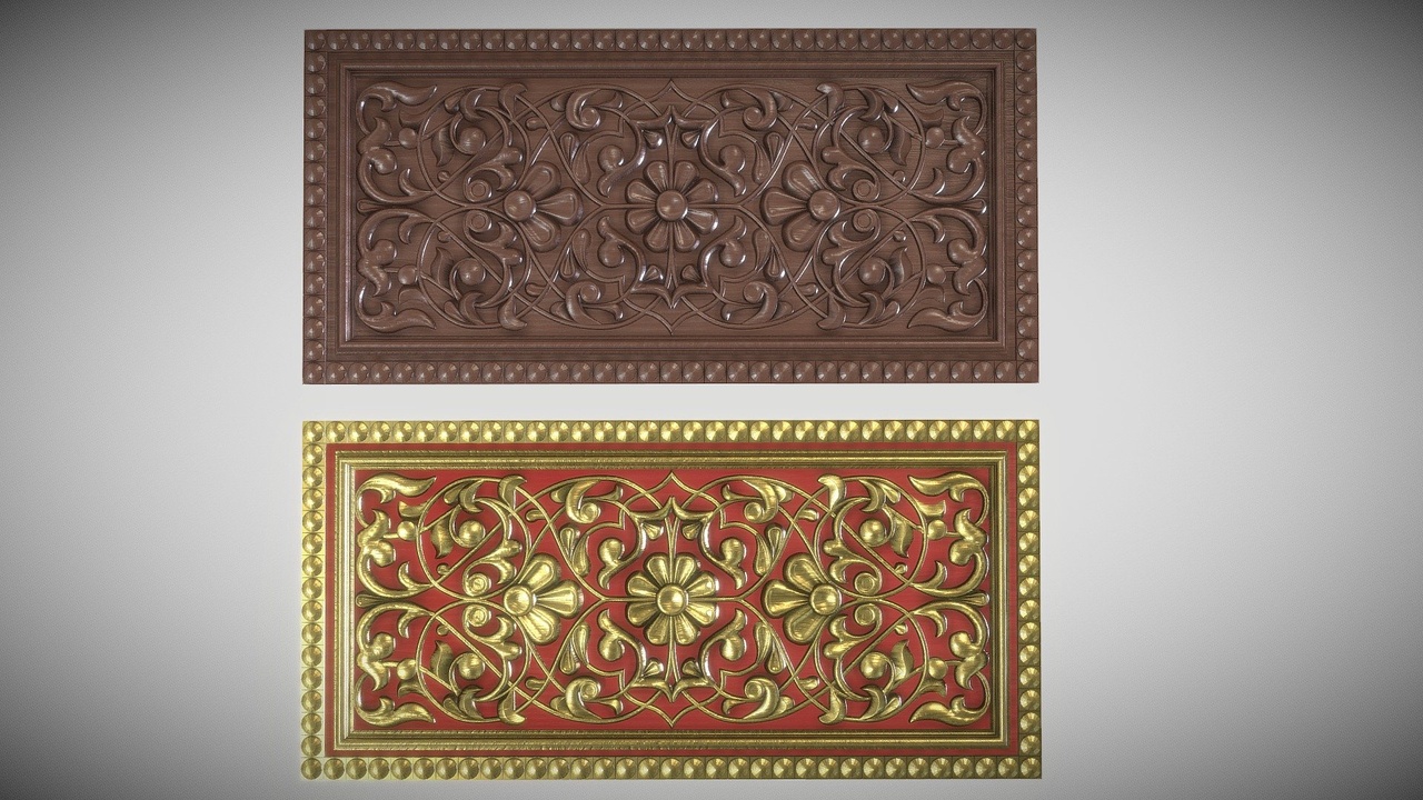 Media 1 for listing PATTERN GOLD - PANEL BARROCO