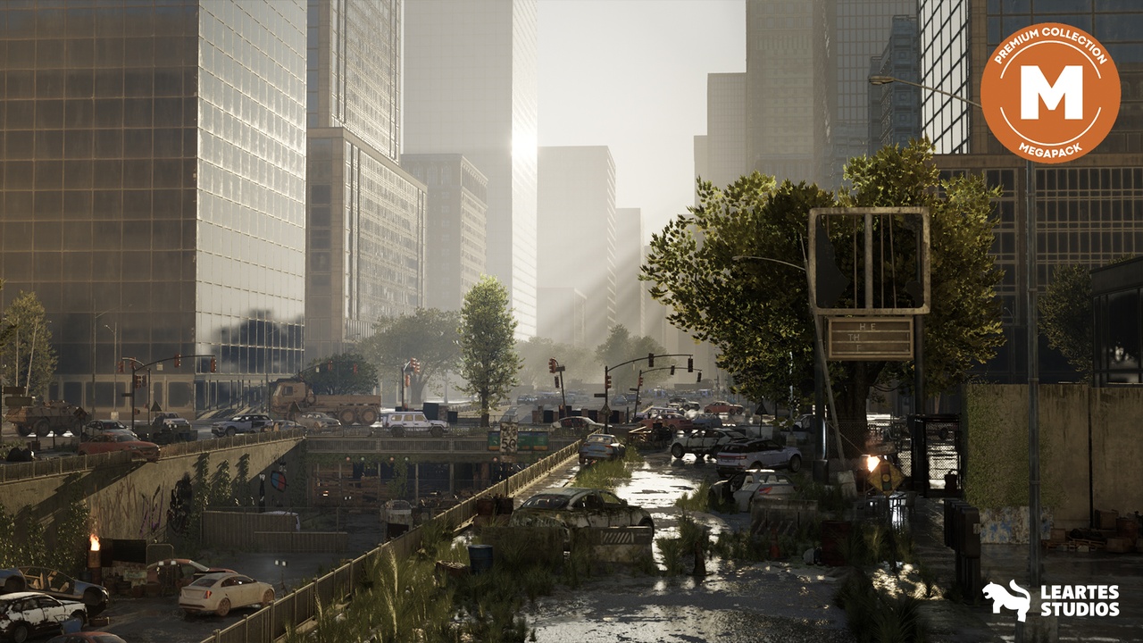 Media 1 for listing Post Apocalyptic NYC Environment Megapack ( Post Apocalyptic NYC Environment )