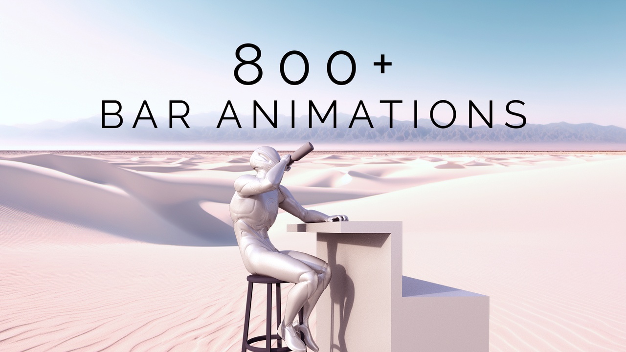 Media 1 for listing BUNDLE Bar Animations