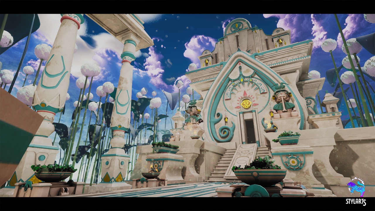 Media 1 for listing Stylized Ancient Temple ( Stylized Stylised Stylized Shrine Ancient Temple )