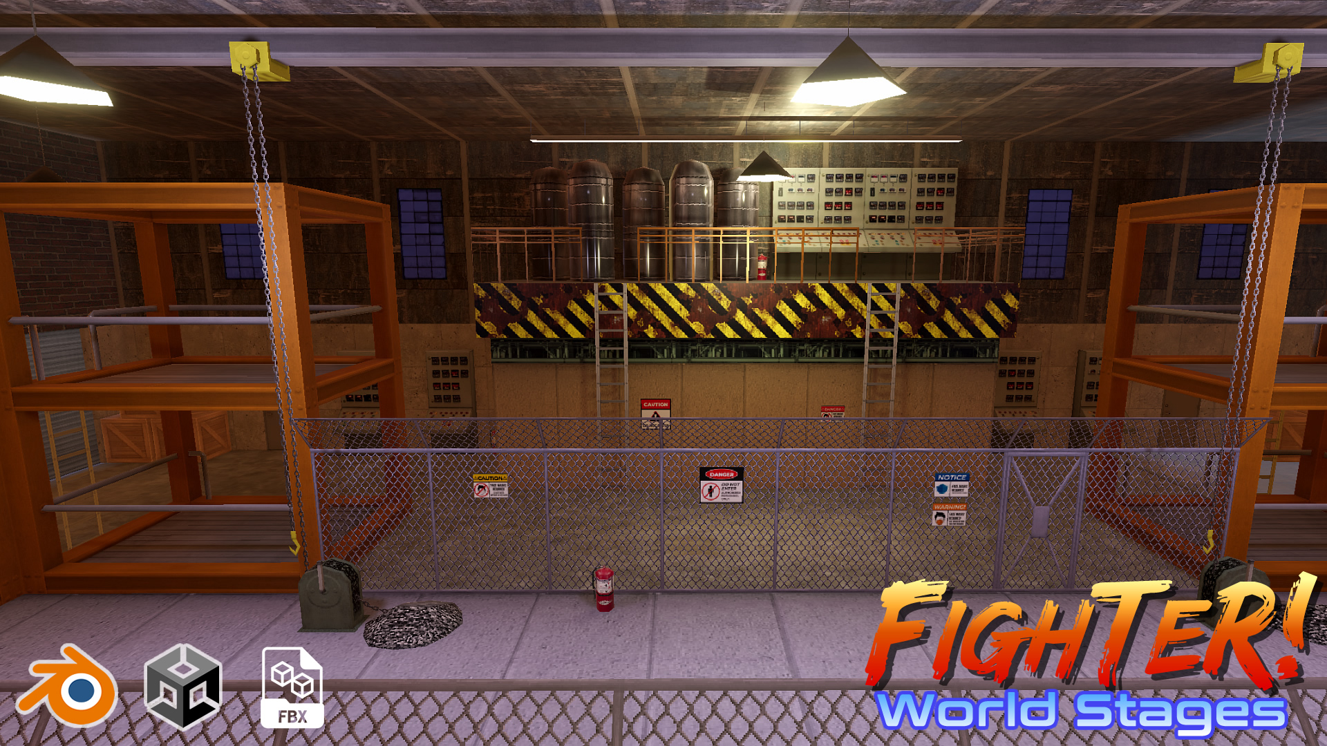 Psx Factory Soviet Factory - modular, low-poly PSX style | Fab