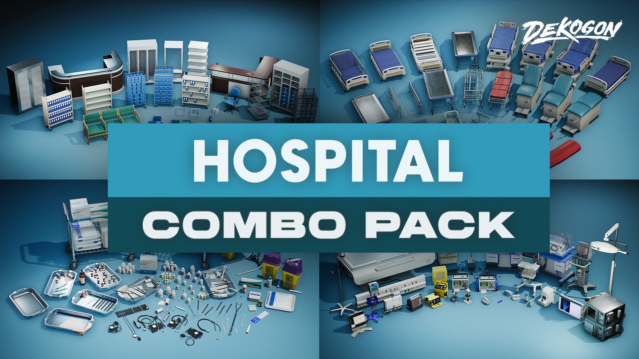 Media 1 for listing Hospital - COMBO Prop Pack (VOL 1-6)