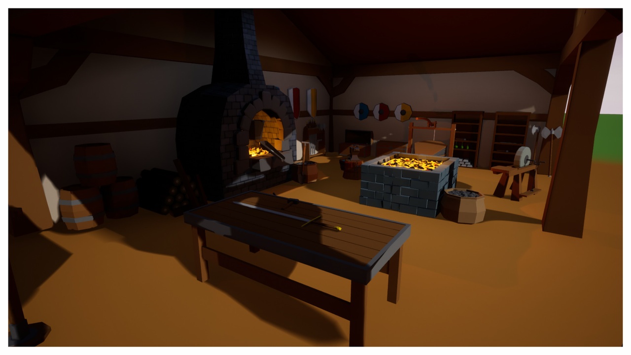 Media 1 for listing Low Poly Medieval Forge +68 meshes