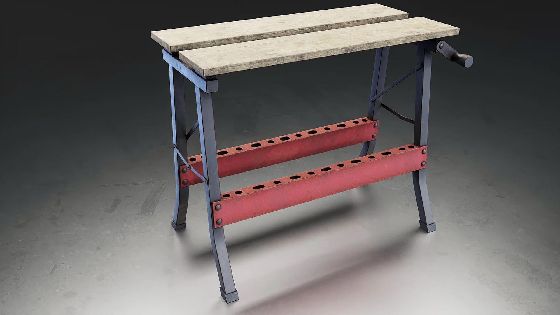 Folding Metal Workbench | Fab