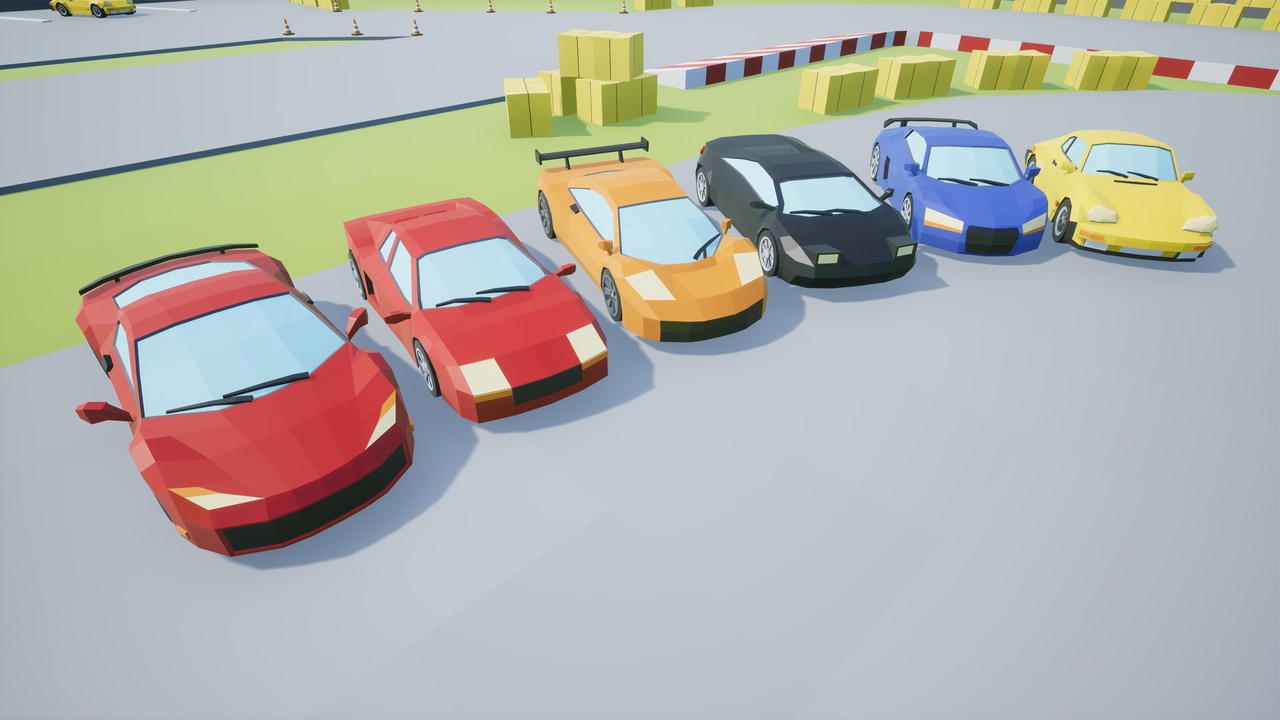 Media 1 for listing Low Poly Vehicles Sports Pack 9