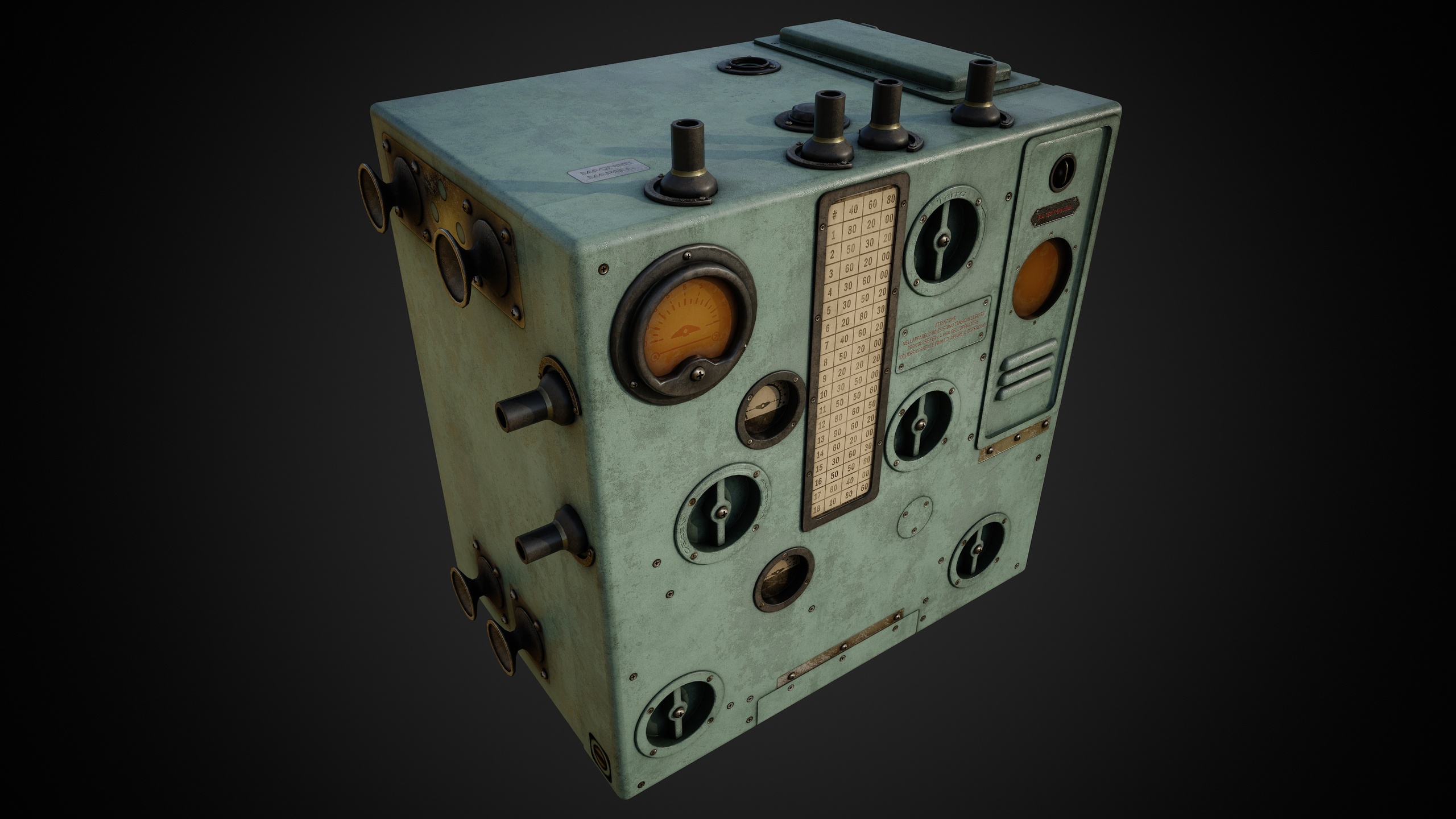 Media 1 for listing R.A. 350 I Transmitter - Military Radio İtaly - Game Ready
