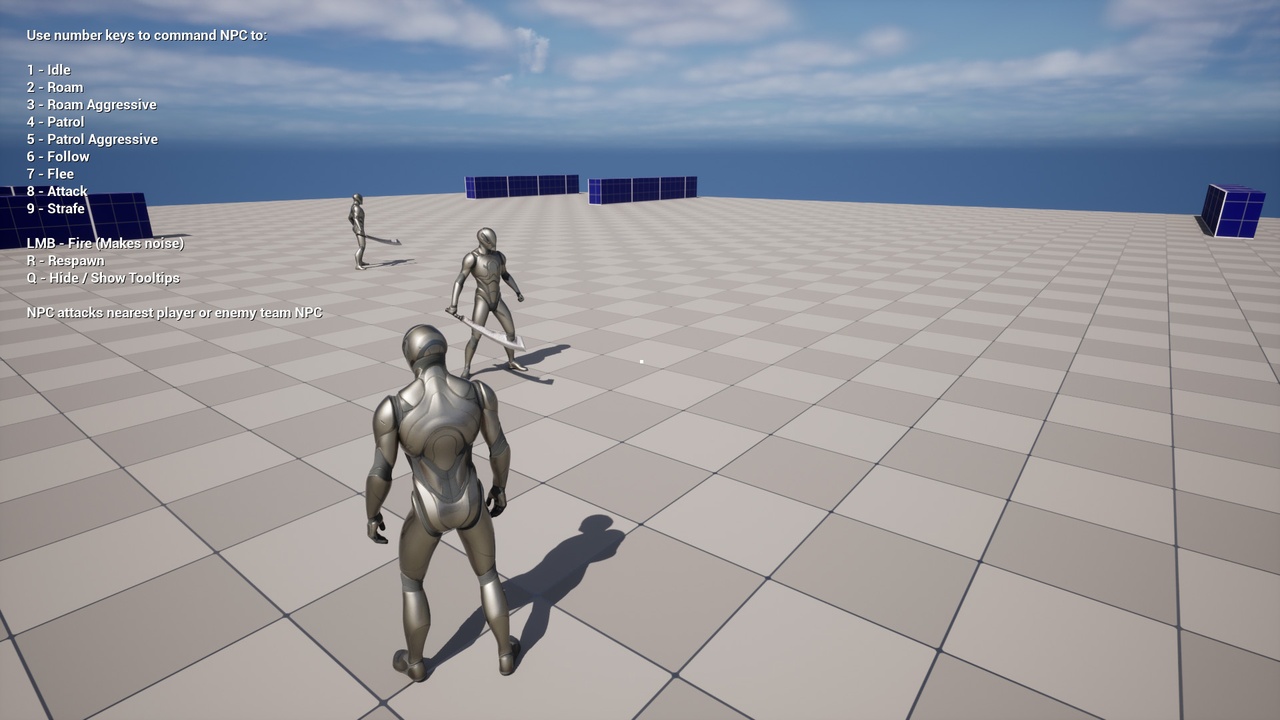 Media 1 for listing Plug and Play Melee / Swordsman AI