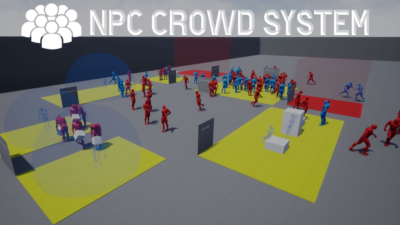 Media 1 for listing NPC Crowd System