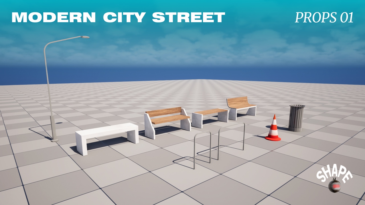Media 1 for listing Modern Street Props - 01