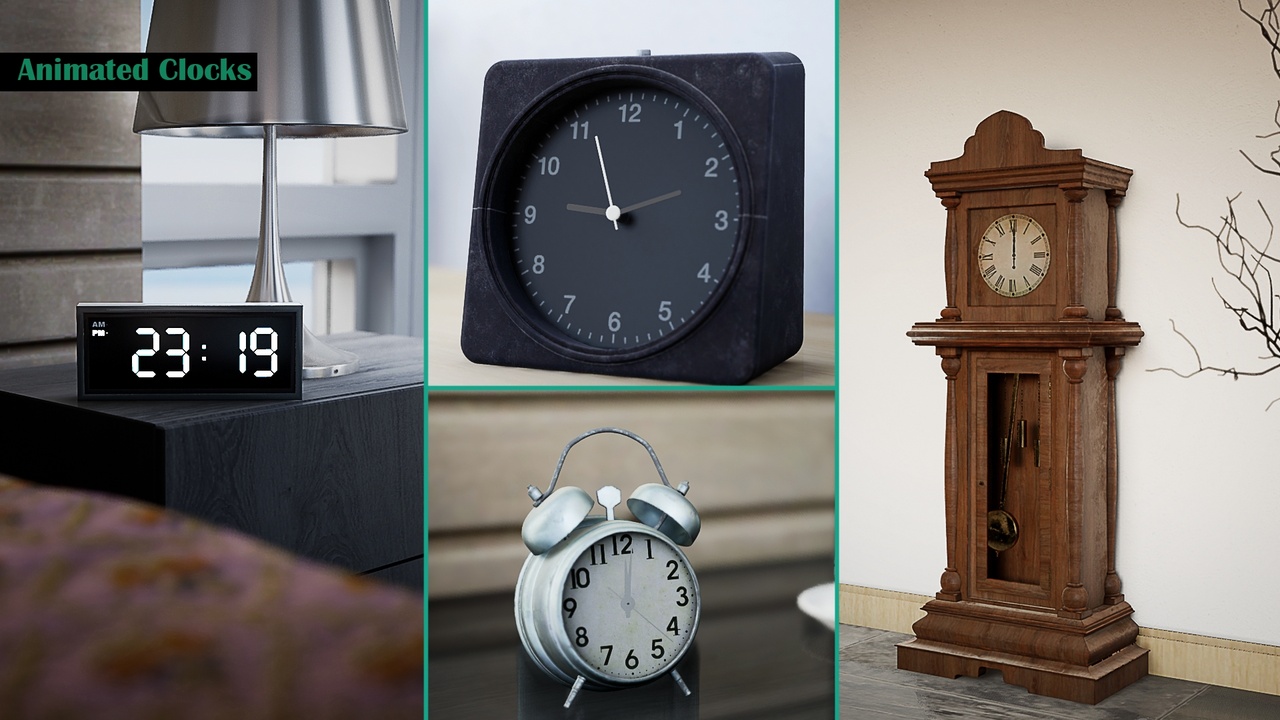 Media 1 for listing Animated Clocks