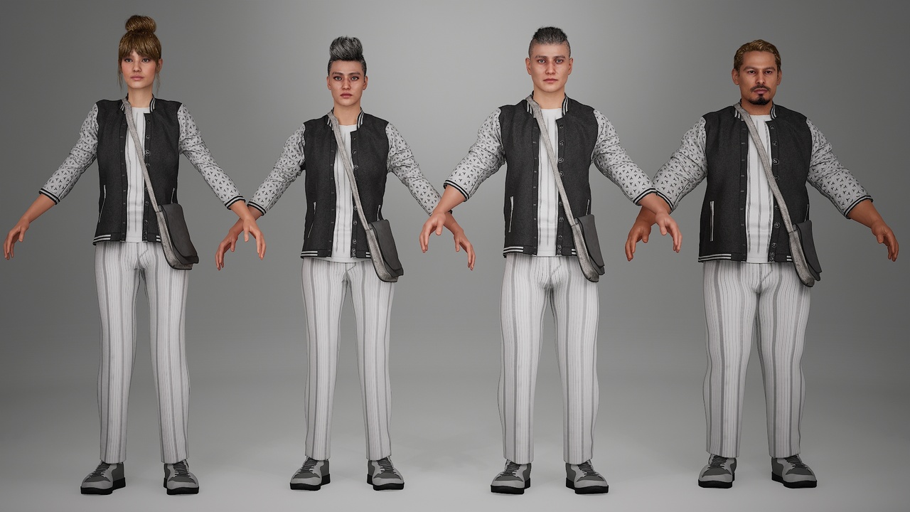 Media 1 for listing Streetwear Parametric Outfit 01