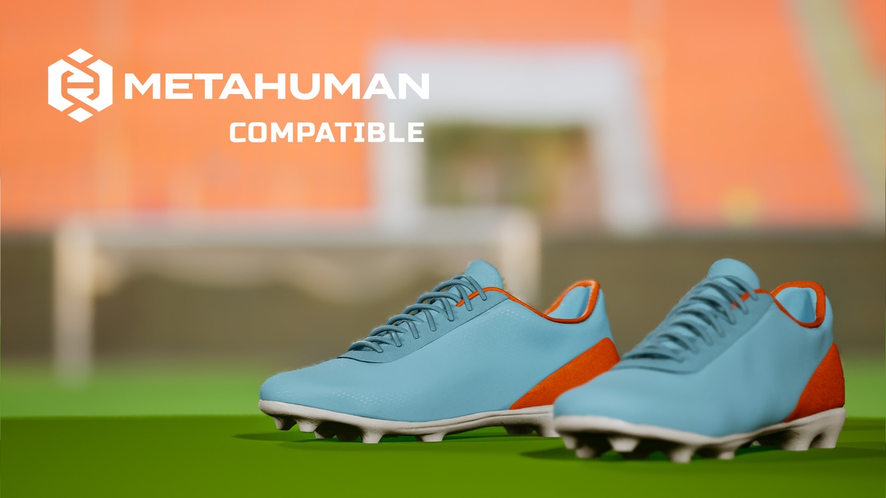 Media 1 for listing Soccer Cleats | MetaHuman Compatible