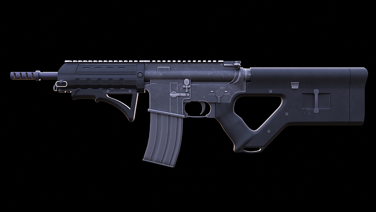 Media 1 for listing Carbine | Modular Rifles | PBR | FBX & Blender Weapon
