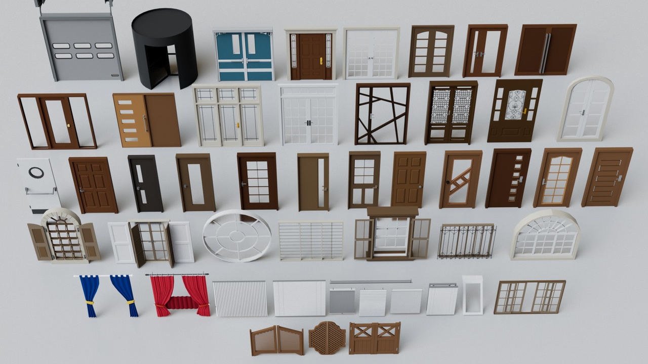 Media 1 for listing Doors and Windows Mega Pack Collection