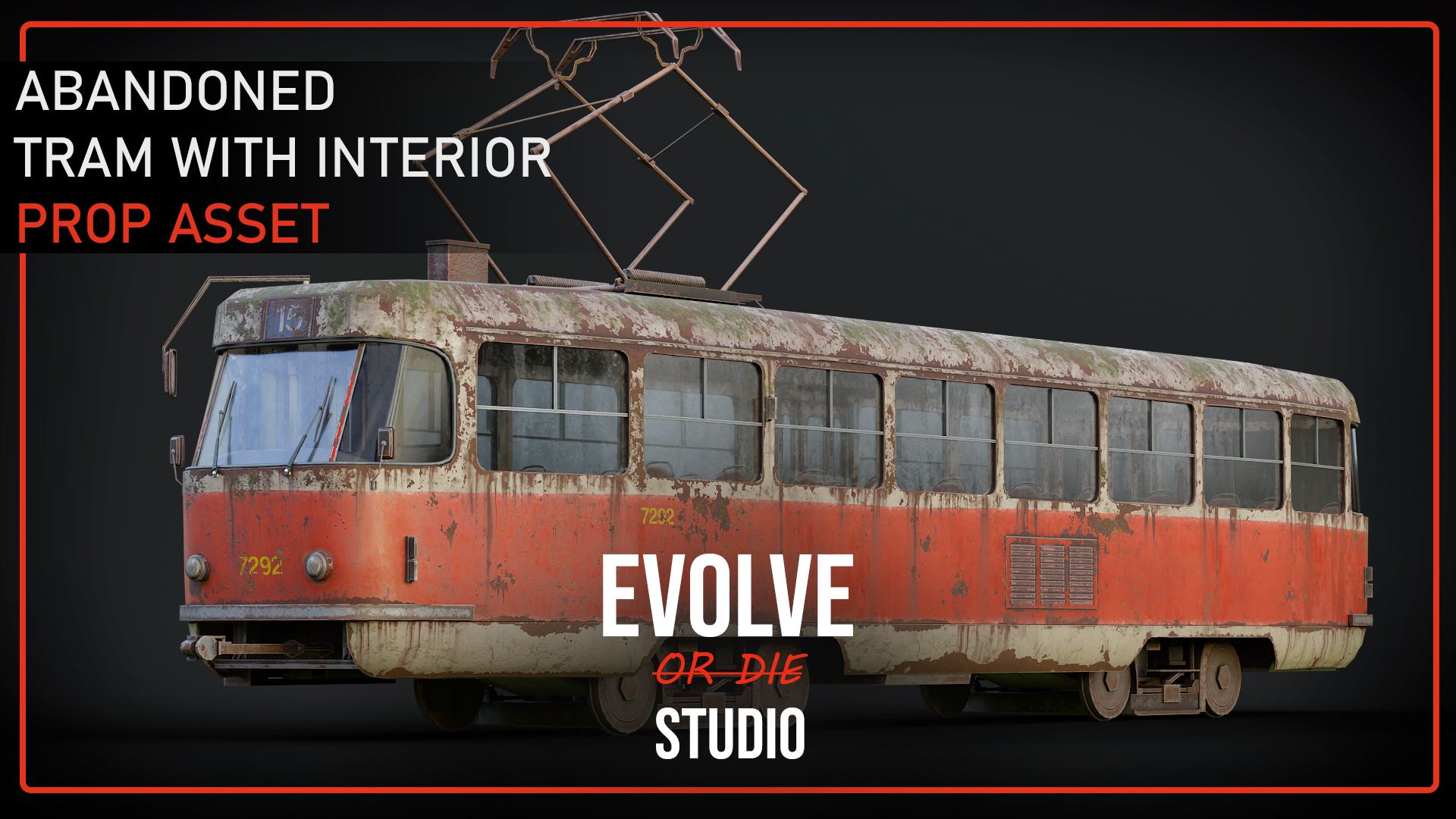 Tram with Interior Prop | Fab